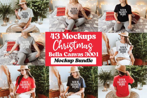 Bella Canvas 3001 Shirt Christmas Mockup: A Brand Designer’s Review for Product Mockups