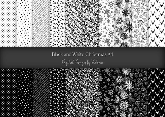 Black and White Christmas A4 Embroidery Review