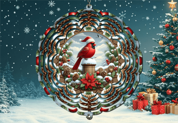 Cardinal Santa Christmas Wind Spinner: A Crafts Designer’s Review