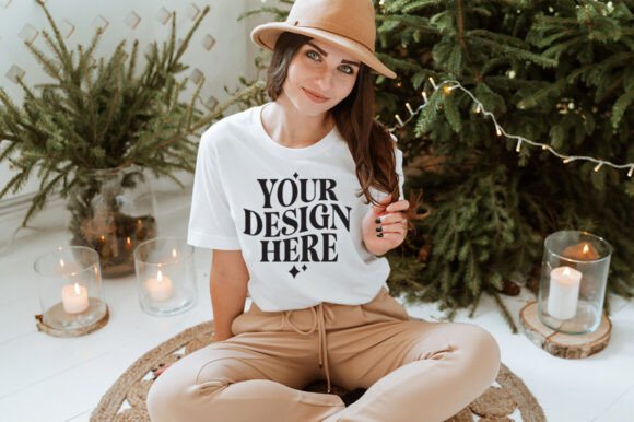 Christmas Bella Canvas 3001 Mockup 4 Review