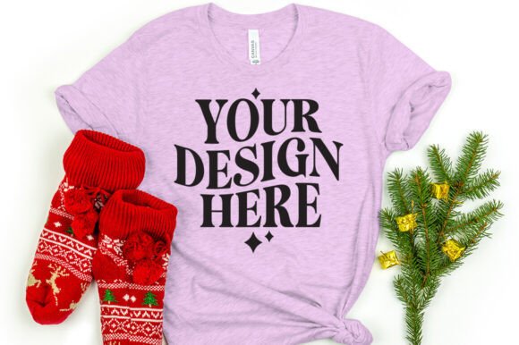 Christmas Bella Canvas 3001 Mockup Lilac: A Practical Review for Product Mockups