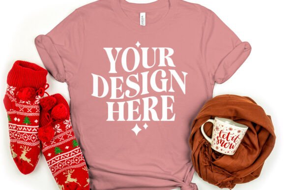 Christmas Bella Canvas 3001 Mockup Mauve: A Crafter’s Review