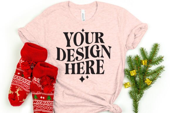 Christmas Bella Canvas 3001 Mockup Review