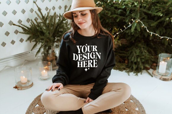 Christmas Gildan 18000 Mockup 14 Review for Product Mockups