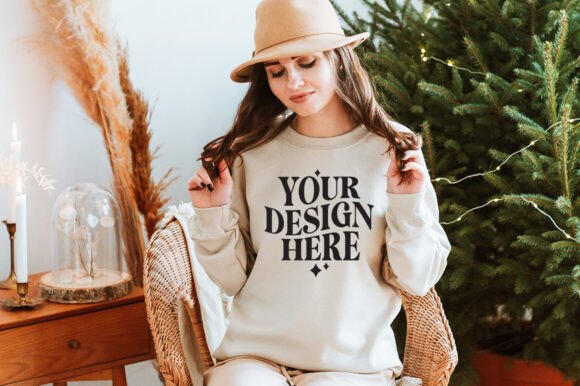 Christmas Gildan 18000 Mockup 27 Review for Product Mockups