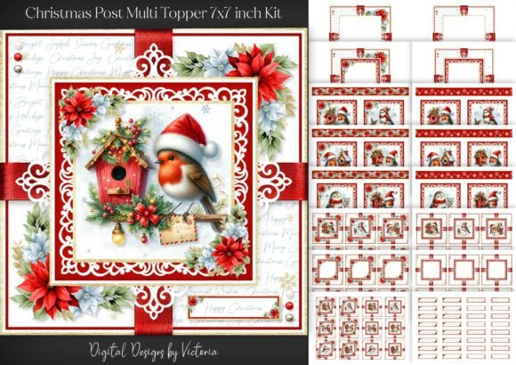 Christmas Post Multi Topper 7x7 Inch Kit