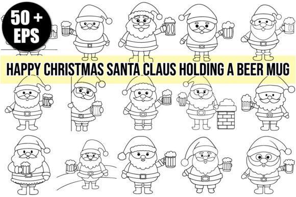 Christmas Santa Claus Holding a Beer Mug: A Crafts and Editorial Design Review