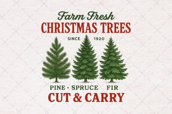 Christmas Tree Vintage Farmhouse Sign Review & T-Shirt Designs