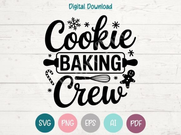 Cookie Baking Crew - Christmas SVG PNG: A Practical Review for T-Shirt Designs