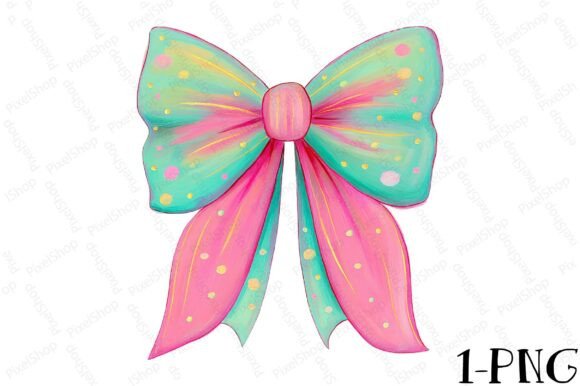 Cute Retro Christmas Coquette Bow Design for T-Shirt Designs