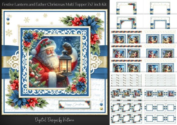 Festive Lantern and Father Christmas Kit: A Crafts Review for Digital Sellers