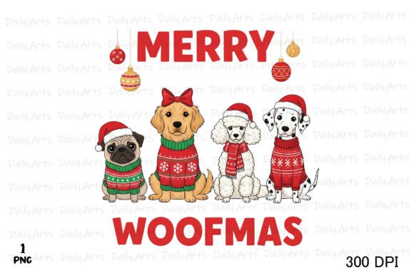 Funny Merry Woofmas PNG Review