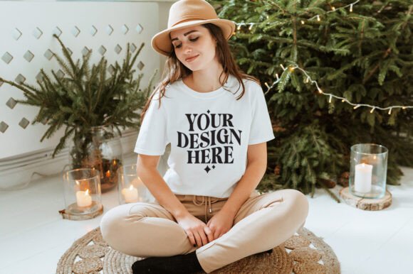 Gildan 64000 Christmas T-Shirt Mockup 13: Product Mockups Review