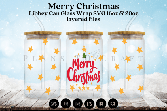 Merry Christmas Libbey Can Glass Wrap: A Designer’s Review for Tumbler Wraps