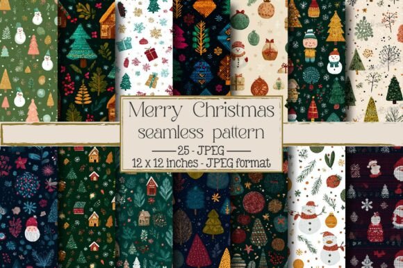 Merry Christmas Seamless Pattern: A Crafter’s Review for Patterns and Projects